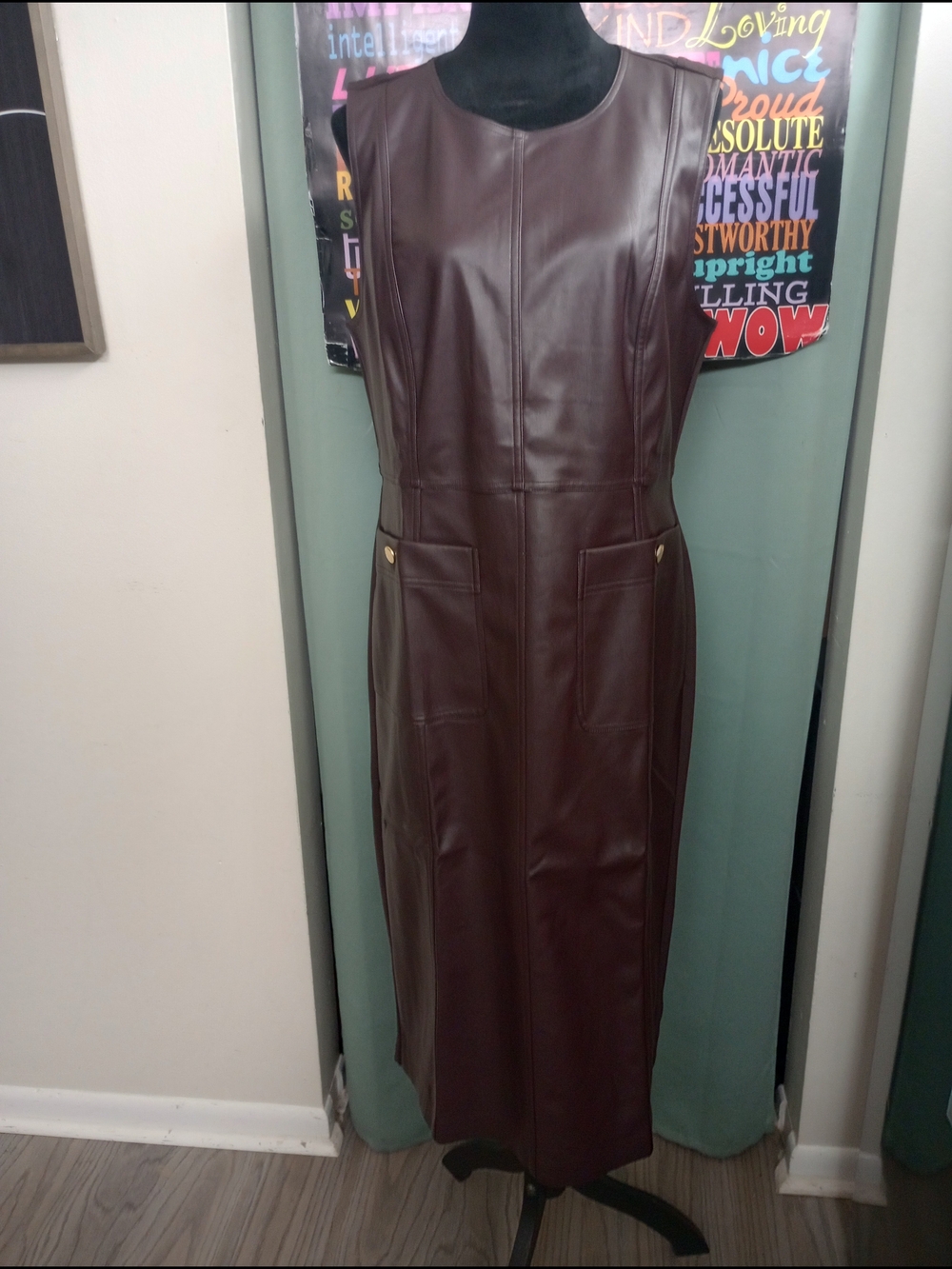 Mean MICHAEL Michael Kors Dress in Deep Rich Brown!.